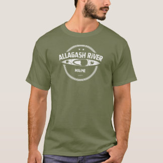Allagash River Maine Kayak T-Shirt