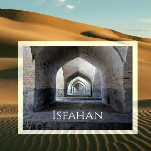 Allahverdi Khan Bridge, Isfahan, Iran Postkarte