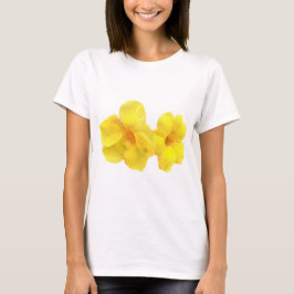 Allamanda-Blume mit Regenfällen T-Shirt