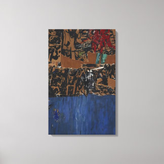 Allan Kaprow - Blue Blue Blue Blue Blue Leinwanddruck