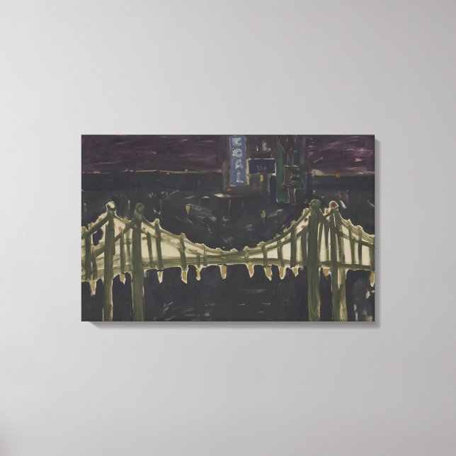 Allan Kaprow - George Washington Bridge Leinwanddruck (Vorderseite)