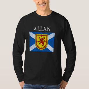 Allan schottischer Clan Familienname Schottland Fl T-Shirt