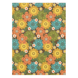 Allana Garden Hawaiian Grafische Blumen - Warm Tischdecke