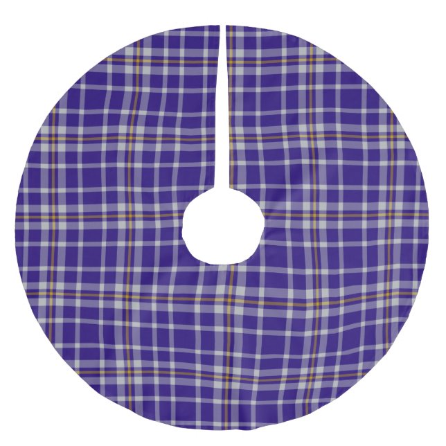 Allardice Christmas Tree Skirt Polyester Weihnachtsbaumdecke (Vorderseite)