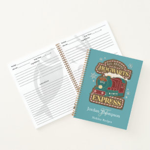 Alle Aboard der HOGWARTS™-Express-Weihnachtscookie Notizbuch