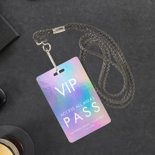 Alle Access Pass Konzert Backstage Holographic VIP Ausweis