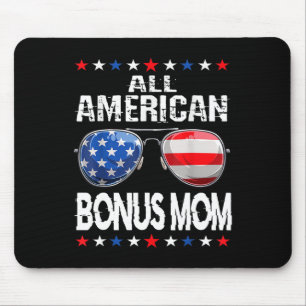 Alle American Bonus Mama 4. Juli Sungles Familie Mousepad