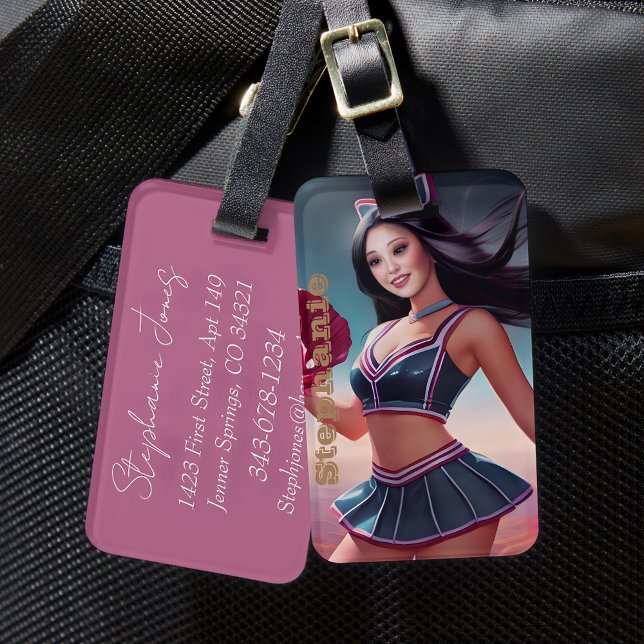 Alle American Girl Cheer Backpack Gepäckmarke Gepäckanhänger (Von Creator hochgeladen)