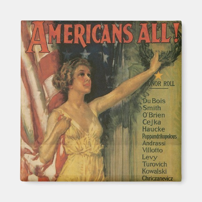 Alle Amerikaner Magnet (Vorne)