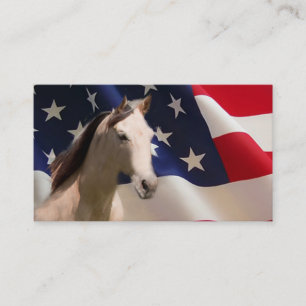 Alle amerikanische PferdeVisitenkarte Visitenkarte