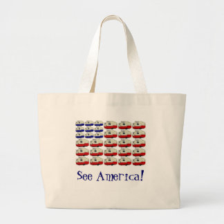 Alle amerikanische Shasta Anhänger-Tasche Jumbo Stoffbeutel