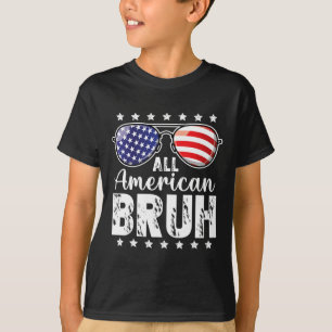 Alle amerikanischen Bruh 4. Juli Boys Patriotic Te T-Shirt