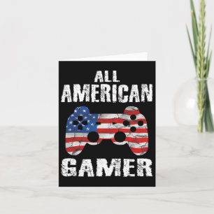Alle amerikanischen Gamer 4. Juli Video Games Boys Karte