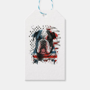 ALLE AMERIKANISCHEN Hunde lieben englischen Bulldo Geschenkanhänger