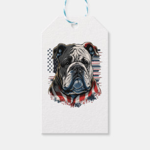 ALLE AMERIKANISCHEN Hunde lieben englischen Bulldo Geschenkanhänger