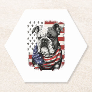 ALLE AMERIKANISCHEN Hunde lieben englischen Bulldo Untersetzer