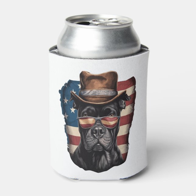 ALLE AMERIKANISCHEN Hundekugel Dosenkühler (Kanne Vorderseite)