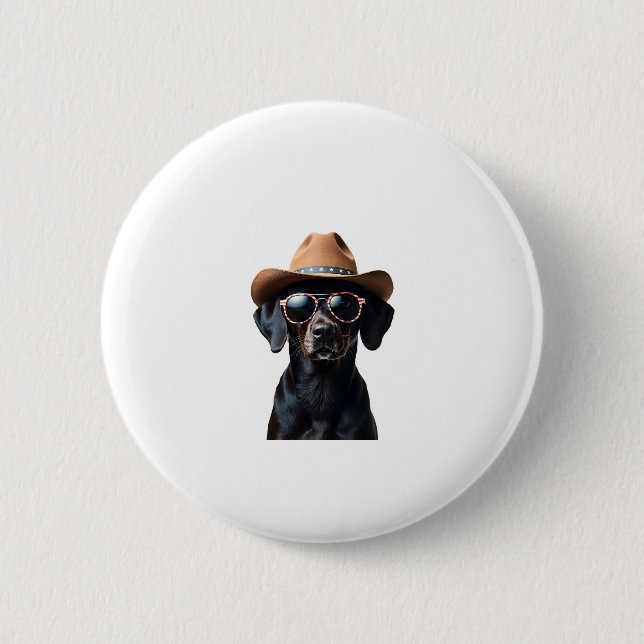 ALLE AMERIKANISCHEN Hundeliebhaber Grubenbull (3) Button (Vorderseite)