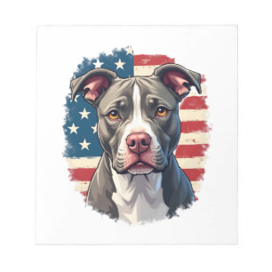 ALLE AMERIKANISCHEN HUNDEliebhaber pit bul (1) Notizblock