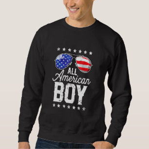 Alle amerikanischen Jungen 4. Juli Jungen Kinder S Sweatshirt