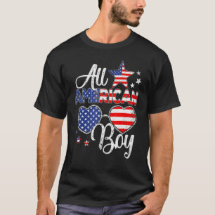 Alle amerikanischen Jungen 4. Juli Jungen Kinder S T-Shirt