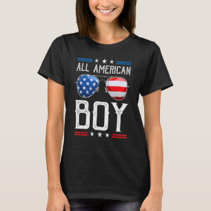 Alle amerikanischen Jungs 4. Juli Sonnenbrille USA T-Shirt