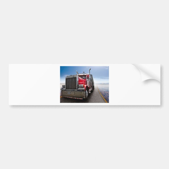 Alle amerikanischen Lastkraftwagen Autoaufkleber (Vorne)