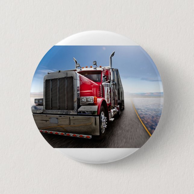Alle amerikanischen Lastkraftwagen Button (Vorderseite)