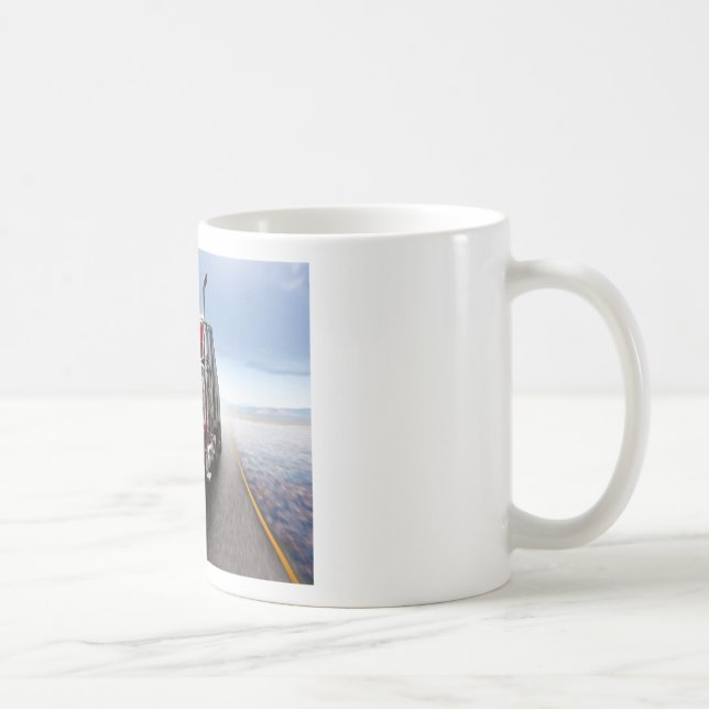 Alle amerikanischen Lastkraftwagen Kaffeetasse (Rechts)