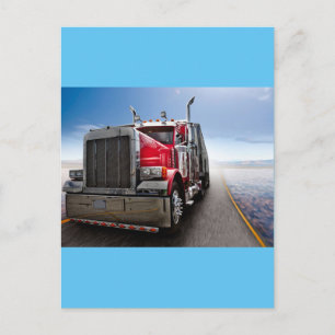 Alle amerikanischen Lastkraftwagen Postkarte