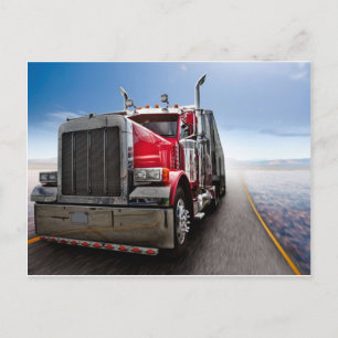 Alle amerikanischen Lastkraftwagen Postkarte