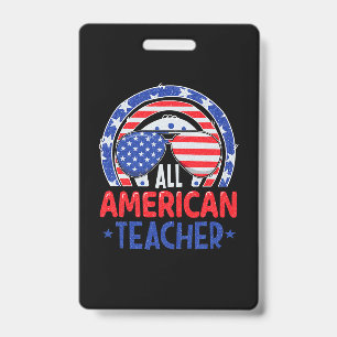 Alle amerikanischen Lehrer am 4. Juli Ausweis