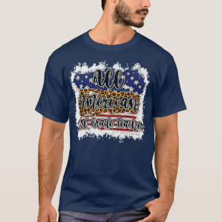 Alle amerikanischen Lehrer der zweiten Klasse Leop T-Shirt