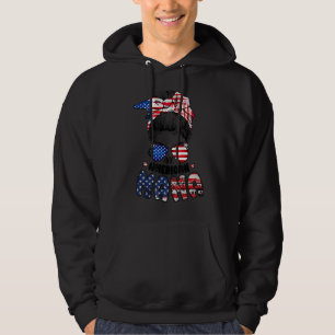 Alle amerikanischen Mama-Sonnenbrillen US-Flagge 4 Hoodie