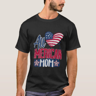 Alle amerikanischen Mama US Liebe American Flag 4t T-Shirt