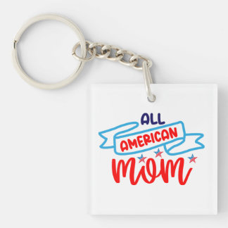 Alle amerikanischen Mamas Schlüsselanhänger