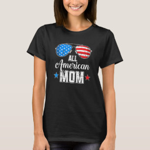 Alle amerikanischen Mamas US Flag Sonnenbrillen fü T-Shirt