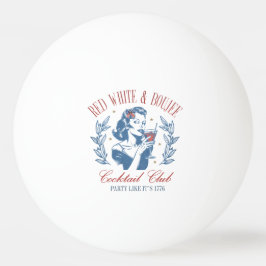 Alle amerikanischen Red White und Boujee Tischtennisball