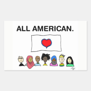 Alle amerikanischen Sticker