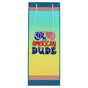 Alle amerikanischen Typ-32286 Geschenktüte Für Weinflaschen