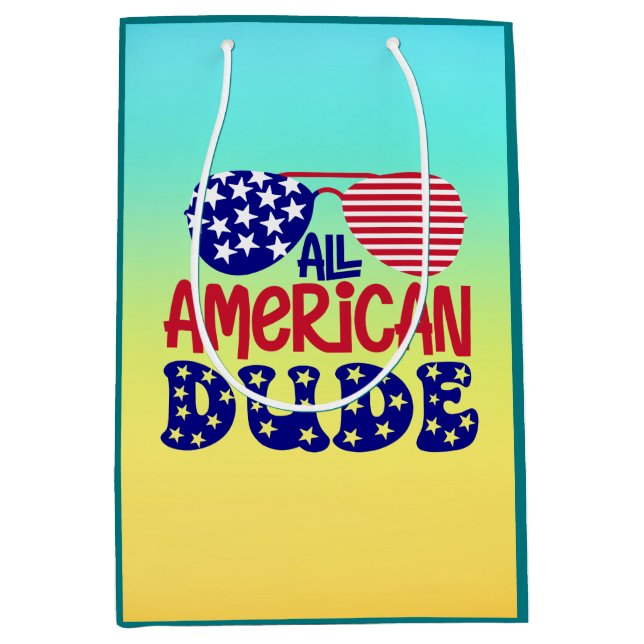 Alle amerikanischen Typ-32286 Mittlere Geschenktüte (Vorderseite)