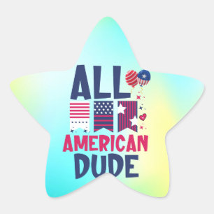 Alle amerikanischen Typ-96993 Stern-Aufkleber
