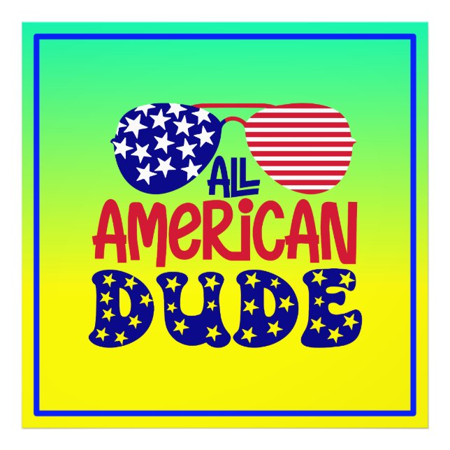 Alle amerikanischen Typ Fotodruck (Vorne)