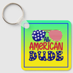 Alle amerikanischen Typ Schlüsselanhänger
