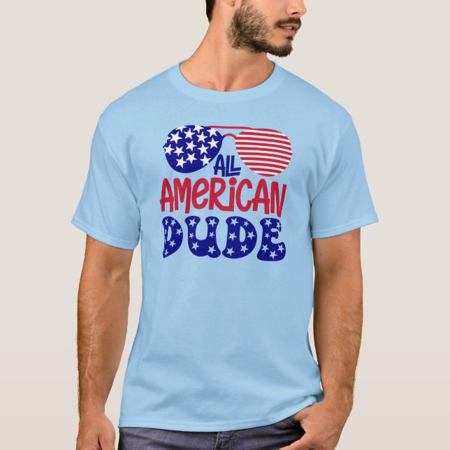 Alle amerikanischen Typ T-Shirt (Vorderseite)