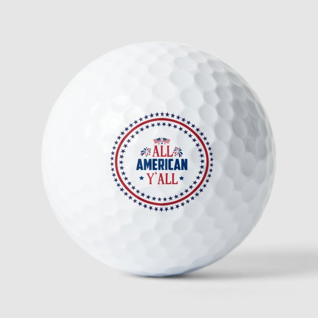 Alle amerikanischen Value Golf Balls Golfball (Vorderseite)