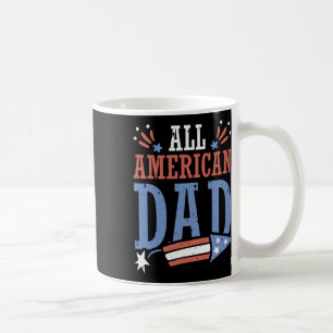 Alle amerikanischen Vater 4. Juli Firecracker Inde Kaffeetasse