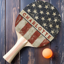 Alle amerikanischen Vintagen Namen Tischtennis Schläger
