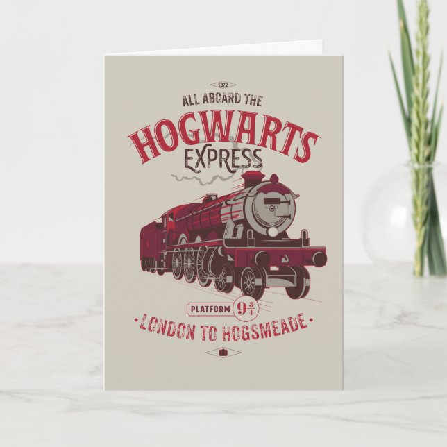 Alle an Bord der Hogwarts Express Karte (Vorderseite)