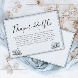 Alle an Bord des Babytragetauchers Babydusche Begleitkarte